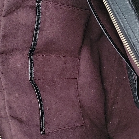 Coach Black Coated Leather Metropolitan Laptop Bag w Crossbody Strap - Picture 15 of 16